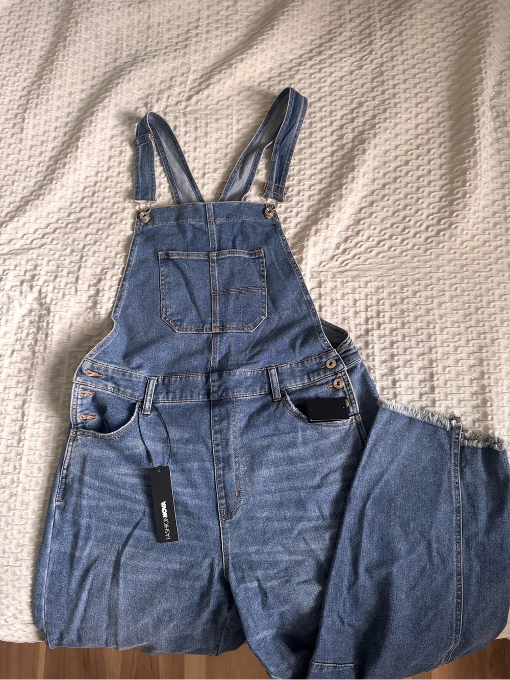 Never Worn Fashion Nova Denim Overalls - Blue Women Jeans Overalls